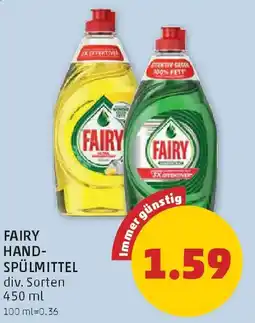 PENNY Fairy Hand-Spülmittel Angebot