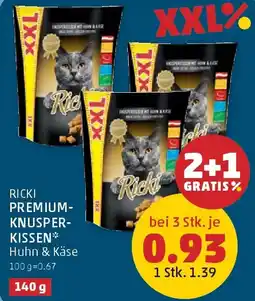 PENNY Ricki Premium-Knusper-Kissen* Huhn & Käse Angebot