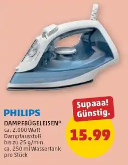 PENNY Philips Dampfbügeleisen Angebot