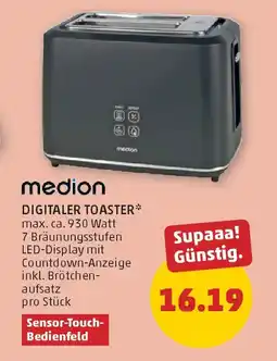 PENNY medion DIGITALER TOASTER Angebot