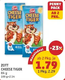PENNY Zott Cheese Tiger Angebot
