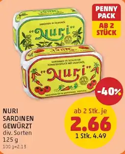 PENNY Nuri Sardinen gewürzt Angebot