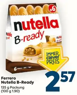 Billa Ferrero Nutella B-Ready Angebot