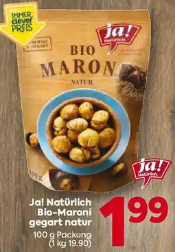 Billa Ja! Natürlich Bio-Maroni Angebot