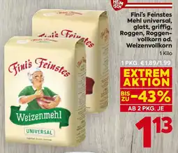 Billa Fini's Feinstes Weizenmehl Universal Angebot