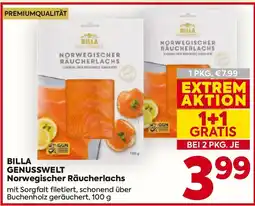 Billa Billa Genusswelt Norwegischer Räucherlachs Angebot