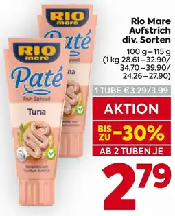 Billa Rio Mare Paté Tuna Angebot