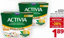 Billa Activia Ballaststoffe Angebot