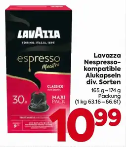 Billa Lavazza espresso Macstro Angebot