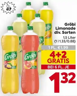 Billa Gröbi Limonade Angebot