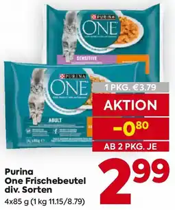Billa Purina One Frischebeutel Angebot
