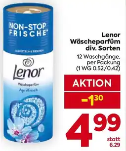 Billa Lenor Wäscheparfüm Angebot