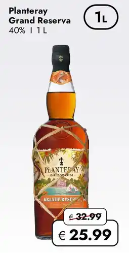 Travel FREE Planteray Grand Reserva Angebot