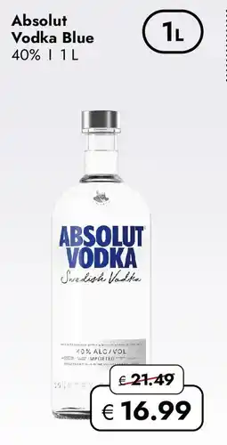 Travel FREE Absolut Vodka Blue Angebot