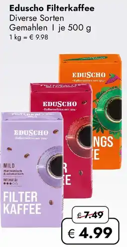 Travel FREE Eduscho Filterkaffee Angebot