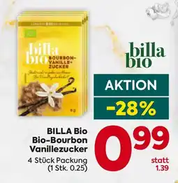 Billa BILLA Bio Bio-Bourbon Vanillezucker Angebot