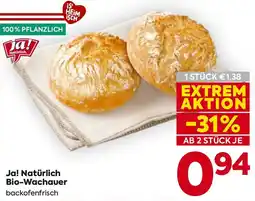 Billa Ja! Natürlich Bio-Wachauer Angebot