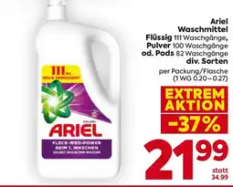 Billa Ariel Waschmittel Angebot