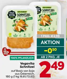 Billa Vegavita Schnitzel Angebot