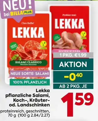 Lekka pflanzliche Salami