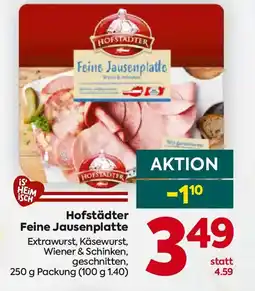 Billa Hofstädter Feine Jausenplatte Angebot