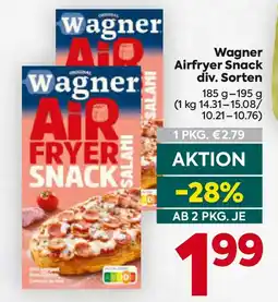 Billa Wagner Airfryer Snack Angebot