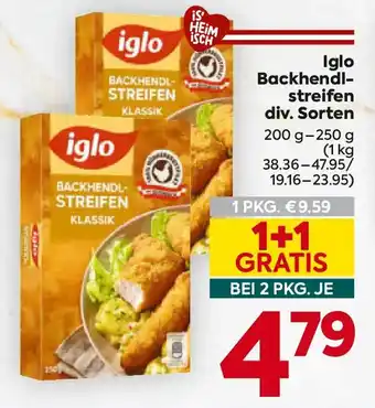 Iglo Backhendl-Streifen Klassik