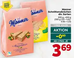 Billa Manner Schnittensäckchen Angebot