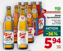 Billa Stiegl Spezialitäten Angebot