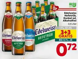 Billa Edelweiss Hefetrüb, Dunkel od. Alkoholfrei Angebot