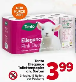 Billa Tento Ellegance Toilettenpapier Angebot