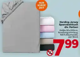 Billa Herding Jersey Spannbetttuch Angebot