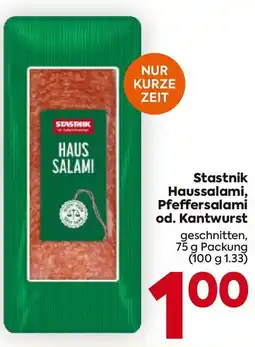 Billa Stastnik Haus Salami Angebot