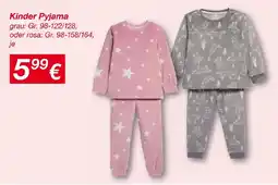 KiK Kinder Pyjama Angebot