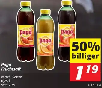 Nah&Frisch Pago Fruchtsaft Angebot