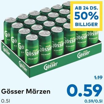 T&G Gösser Märzen 0,5L Angebot