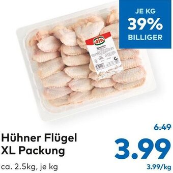 T&G Hühner Flügel XL Packung Angebot