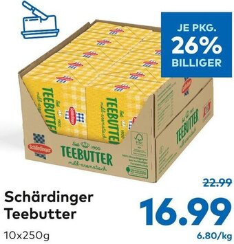 T&G Schärdinger Teebutter 10x250g Angebot