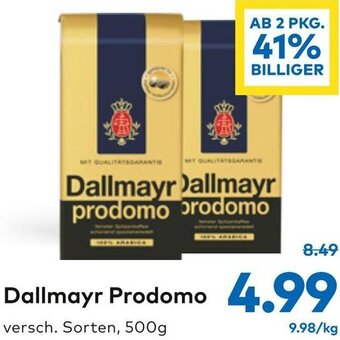 T&G Dallmayr Prodomo 500g Angebot