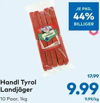 T&G Handl Tyrol Landjäger 1kg Angebot