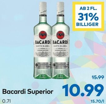 T&G Bacardi Superior 0.7l Angebot
