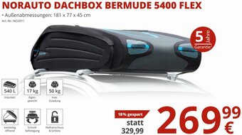 A.T.U. Norauto Dachbox Bermude 5400 Flex Angebot