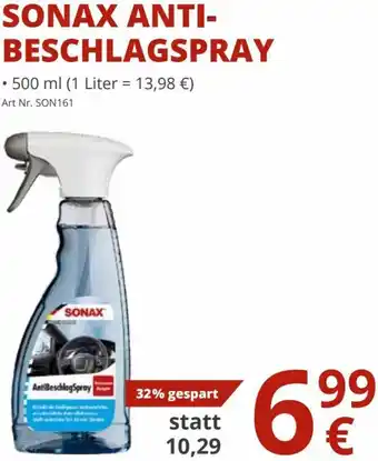 A.T.U. Sonax Anti-Beschlagspray 500ml Angebot