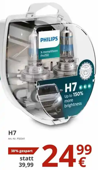A.T.U. Philips X-Treme Vision Pro 150 H7 Angebot