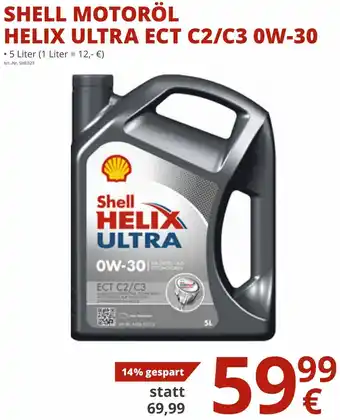 A.T.U. Shell Motoröl Helix Ultra ECT C3/C2 0w-30 Angebot