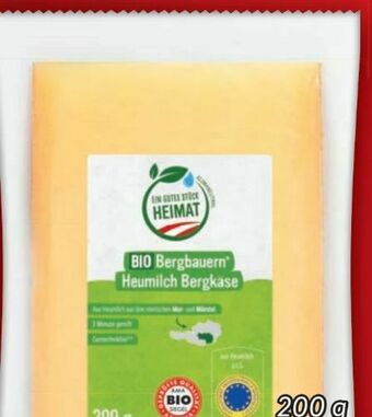 Lidl Bio Bergbauern Heumilch Bergkäse Angebot