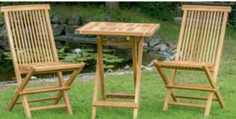 Lagerhaus Balkon-Set Teak Angebot