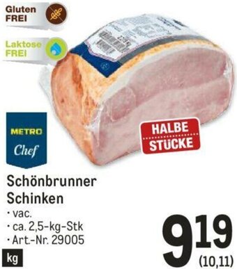 Metro Schönbrunner Schinken Angebot