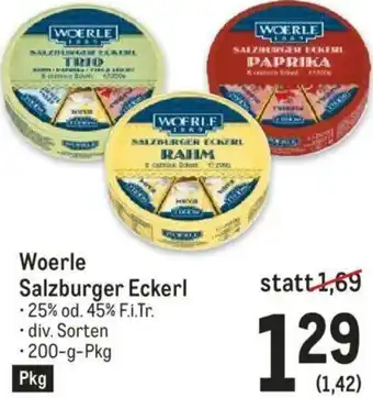 Metro Woerle Salzburger Eckerl 200g Angebot