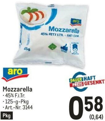 Metro Mozzarella Angebot